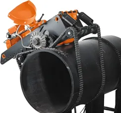 Труборез Fein RSG EX 18A с комплектом оборудования для отрезных работ и фрезерования кромки под сварку