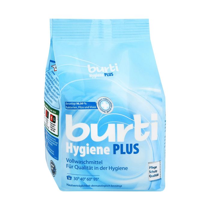 Burti Hygiene Plus Универсальный стиральный порошок для белого белья с дезинфицирующим эффектом 1.1 кг.