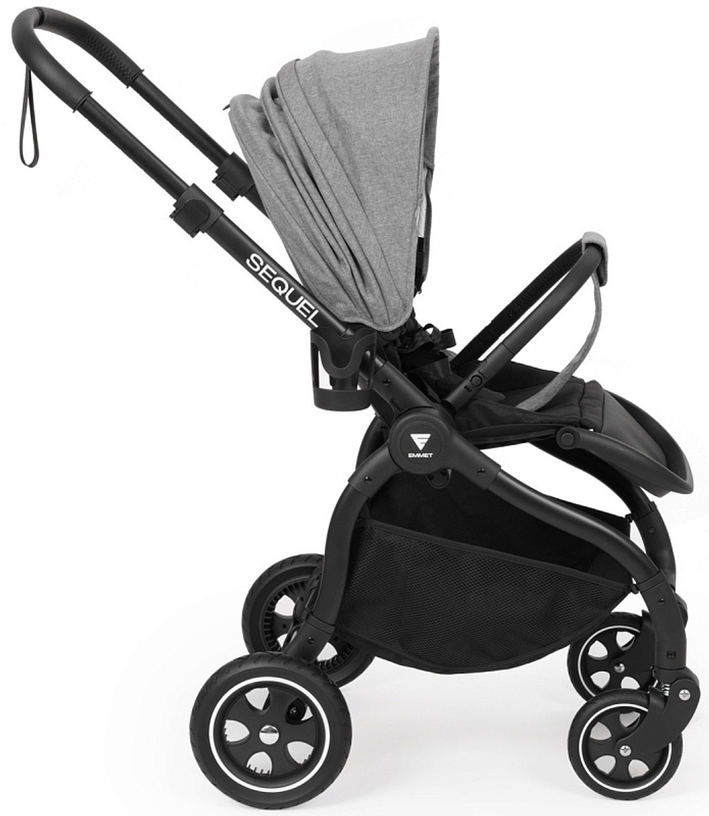 Детская прогулочная коляска Emmet Sequel SQL-03 Серый / (Gray)