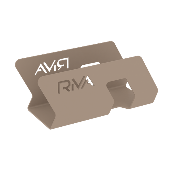 Визитница MAN-31 Металл Мокко 90*35*36