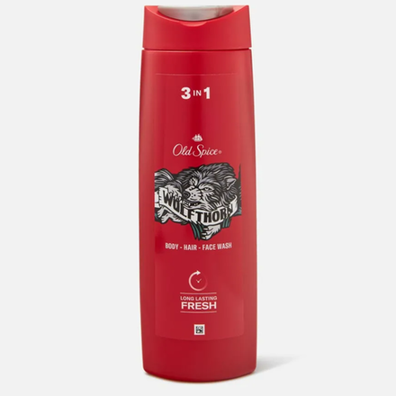Гель для душа+шампунь Old Spice 3в1 Wolfthorn 250 мл