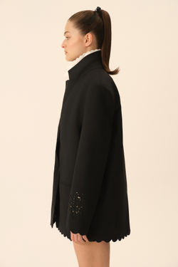Жакет с ришелье ((Romantic CEO)), черный