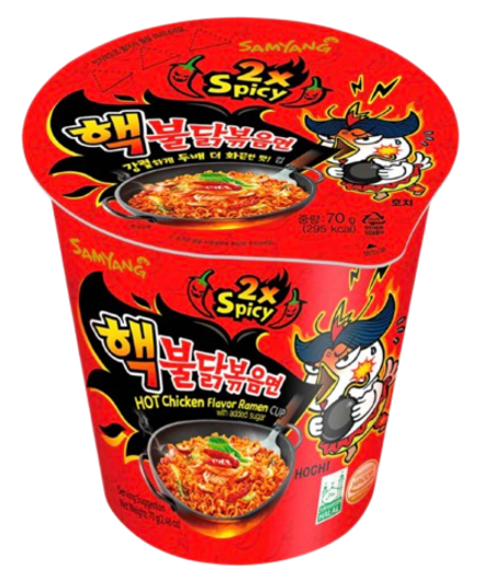 Острая лапша Hot Chicken очень острая со вкусом курицы