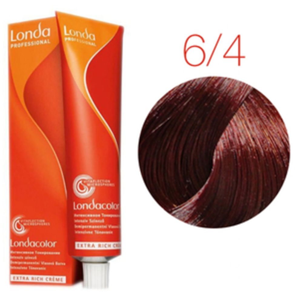 Londa Color инт.тонирование, 6/4 темный блонд медный, 60мл