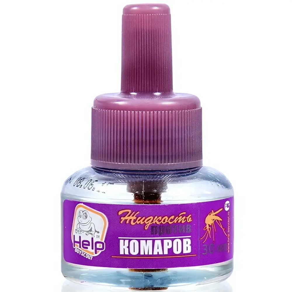 Жидкость от комаров 30 ночей, инсектицидная «HELP»