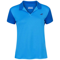 Женское поло Babolat Play Polo Women - blue aster
