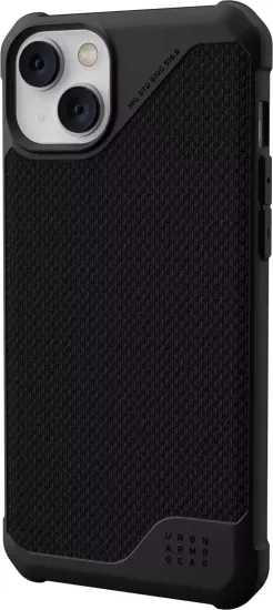 Чехол с поддержкой MAGSAFE Uag Metropolis LT ткань Kevlar для iPhone 14 Plus 6.7", цвет черный (Black)