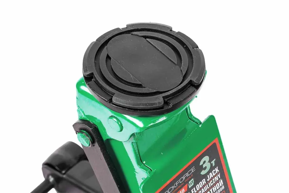 Домкрат подкатной гидравлический двухпоршневой 3т (h min 85мм, h max 430мм) RockForce RF-T830018 HT