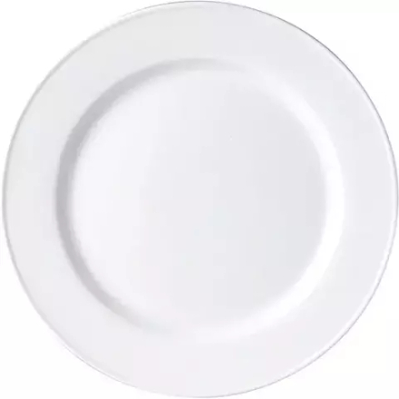 Блюдо «Симплисити» круглое подстановочное фарфор D=30,H=2см белый
