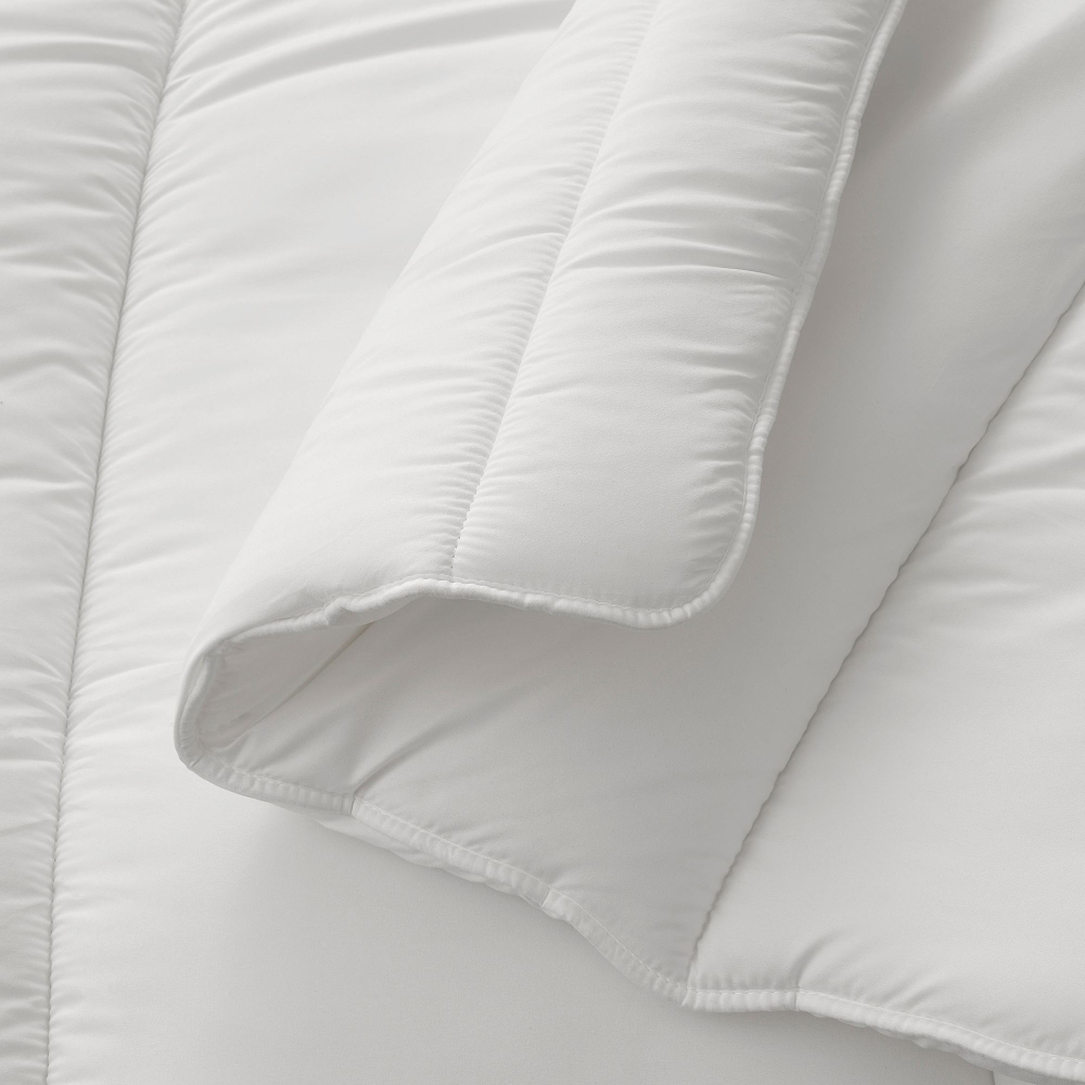 Евро одеяло IKEA SAFFEROT (СЭФФЕРОТ), Стеганое, Зимнее, Белый, 220x240 см