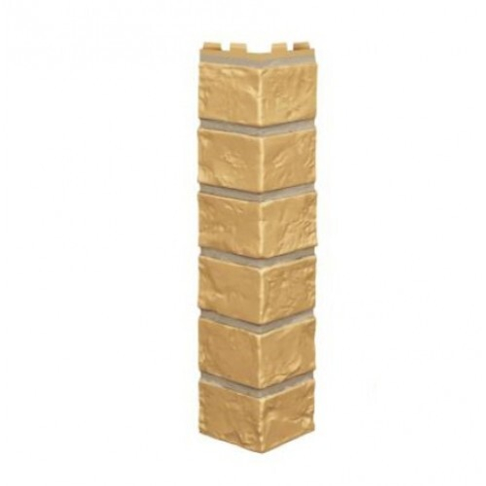 Угол наружный Vilo Brick (Кирпич), Имбирь