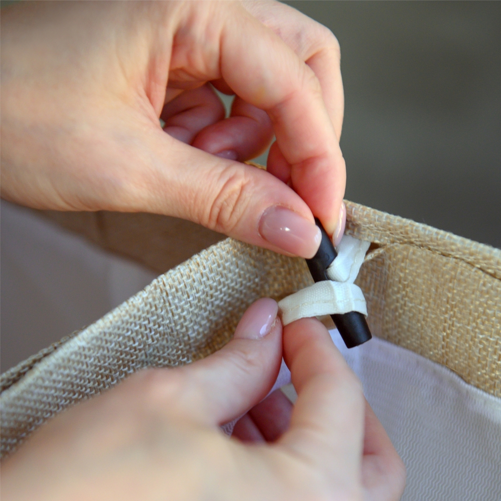 Корзина для белья с тремя съёмными мешками