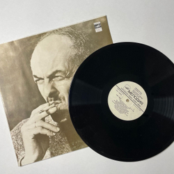 Винтажная виниловая пластинка LP Булат Окуджава Песни (Стихи И Музыка) (СССР 1976) Песенка Об Арбате