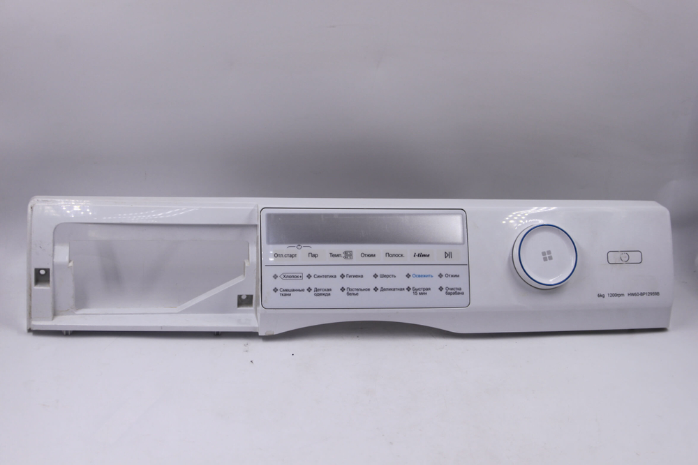 Модуль индикации стиральной машины Haier HW60-BP12959B (В сборе с пластиком)