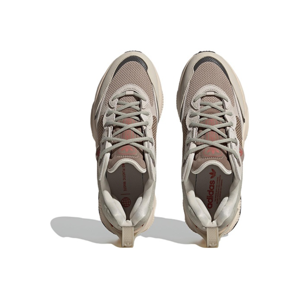 Кроссовки Adidas Originals Ozweego Meta Shoes 'Brown / Light Grey' IE1936