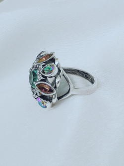 "Асонелли" кольцо в серебряном покрытии из коллекции "Террацио" от Jenavi