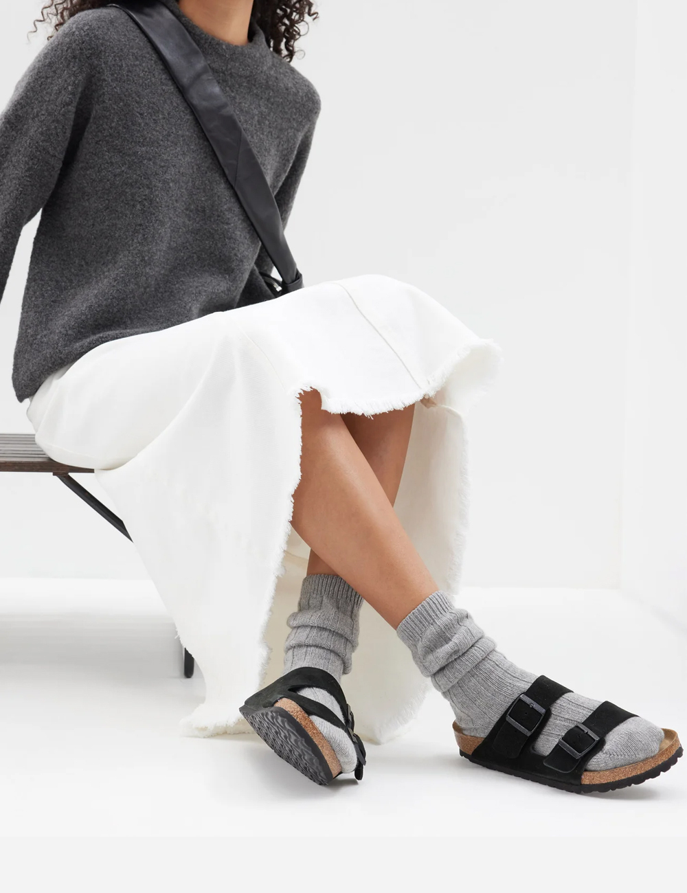 Birkenstock Arizona suede sandals