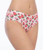 Трусики Strawberry с принтом в виде ягод клубники (Размер: L) (Цвет: розовый)