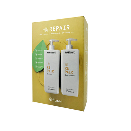 FRAMESI MORPHOSIS REPAIR SHAMPOO 1л + MORPHOSIS REPAIR CONDITIONER 1л.