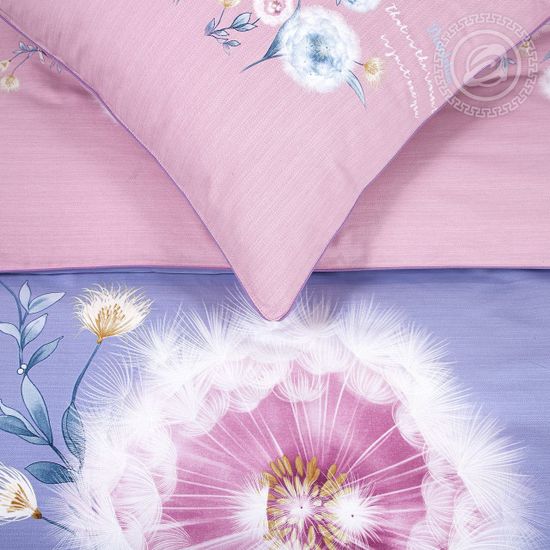 Евро комплект постельного белья Гелия велюр (фуле)