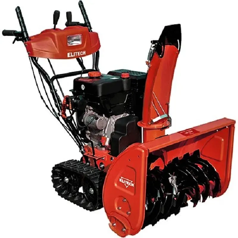 ELITECH СМ 12ЭГ (Е1609.008.00) снегоуборочная машина 12 л.с. ковш 71 см, выброс 15 м, 6 вперед/2 назад 200872