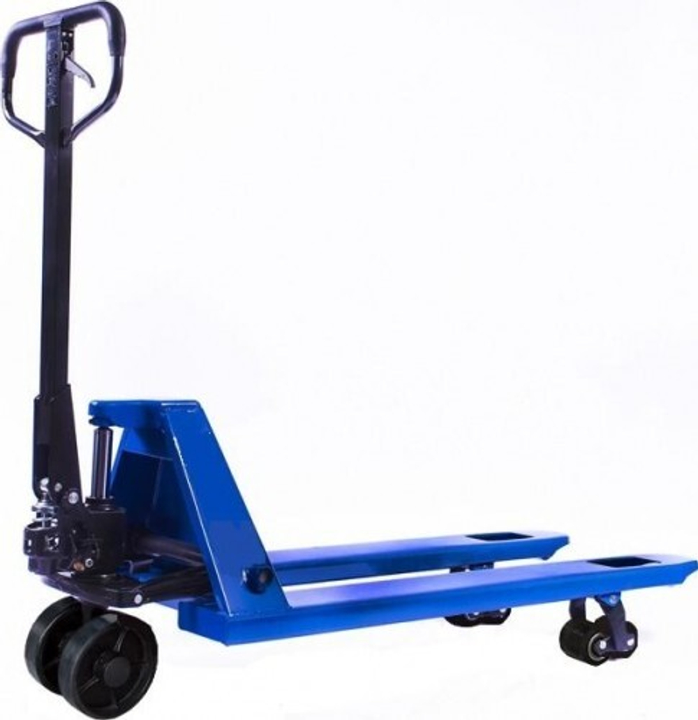 Тележка гидравлическая TOR RHP 2500 резиновые колеса, Г - 2,5 т, вилы 1150 мм (100023) 1000323