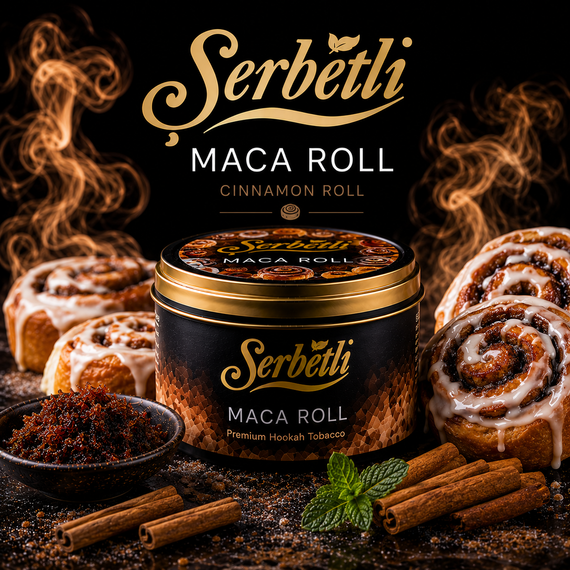 Serbetli - Maca Roll 50g (Cinnamon Roll)