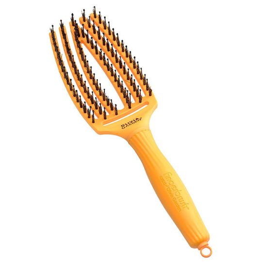 Щетка для укладки Fingerbrush Care Iconic Boar&Nylon YELLOW SUNSHINE ID1836