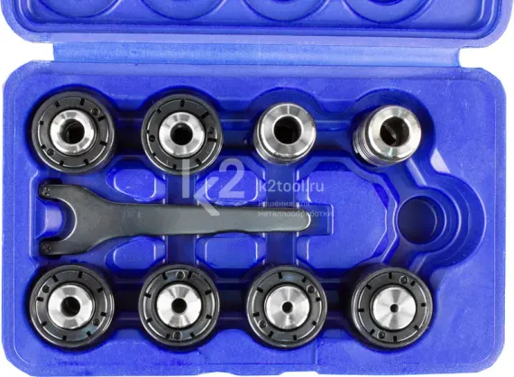 Набор головок резьбонарезных для манипуляторов ETM-24/PTM-24, GTM24, ISO 529, М6-М24, 8 шт.