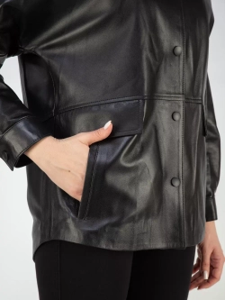 Куртка кожаная натуральная рубашка Турция