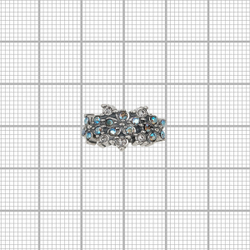 "Антина" кольцо в серебряном покрытии из коллекции "Хрустальный сад" от Jenavi