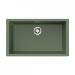 Кухонная мойка Omoikiri Okinoshima 76-U/I-OL Natceramic/olive