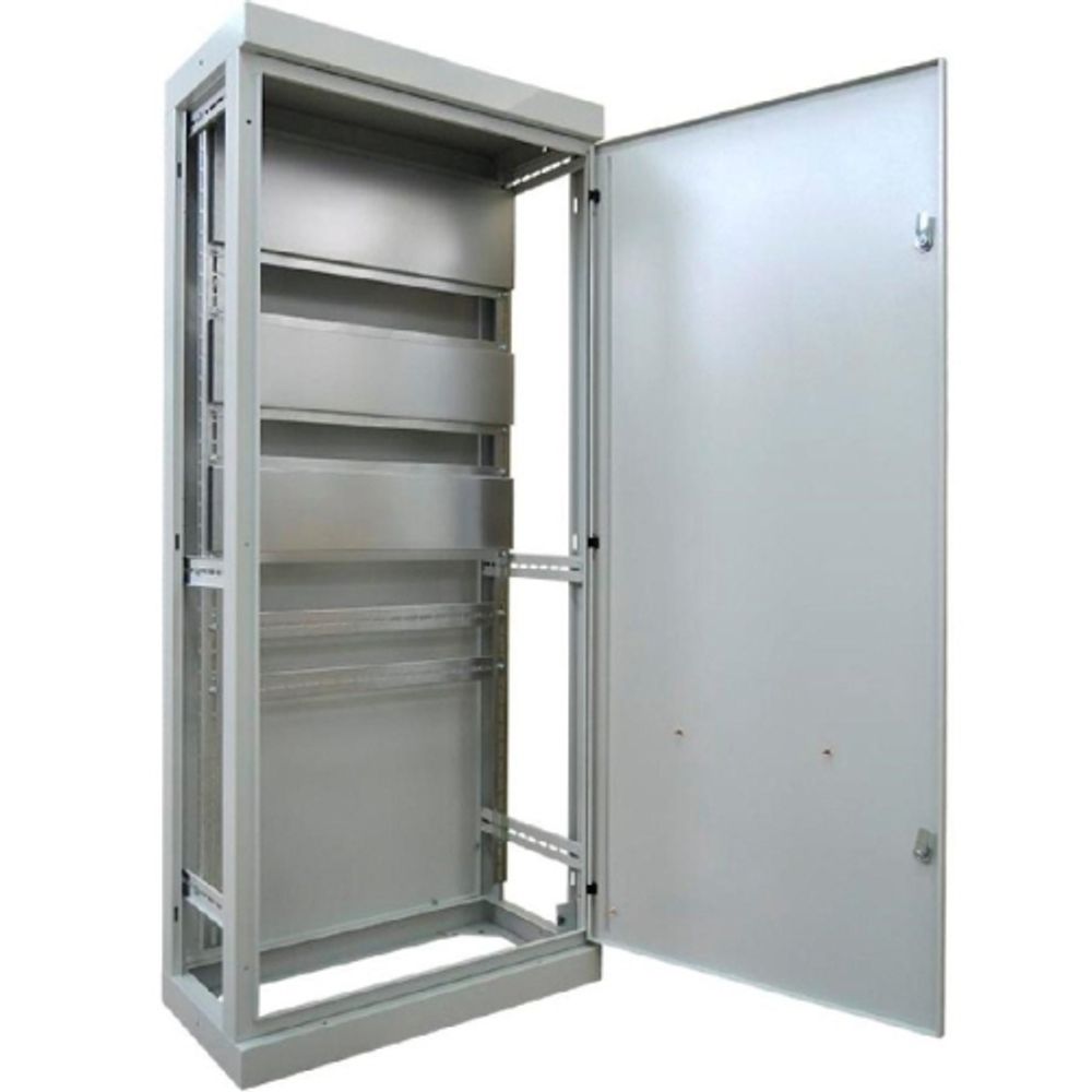 Каркас напольный цельносварной ЭРА ВРУ-1 (1800х600х450) IP31 без боковых панелей серый | Шкафы напольные металлические и принадлежности