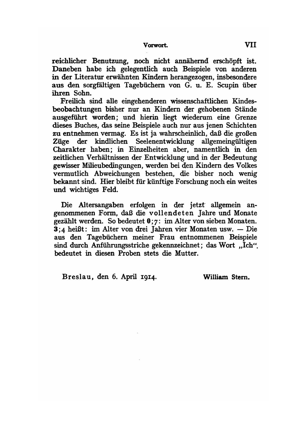Psychologie Der Frühen Kindheit. Bis Zum Sechsten Lebensjahre | William Stern