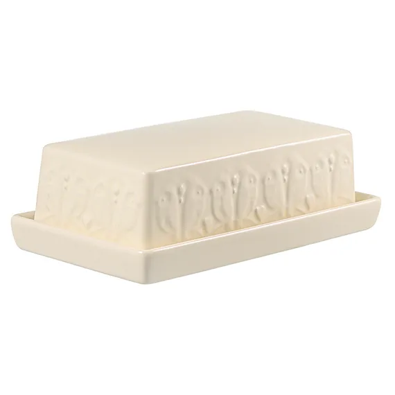 Масленка birds of paradise, кремовая