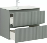 Тумба с раковиной Aquanet Джейн (Flat) 335434/330431 80 мисти грин
