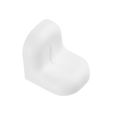 Накладка на уголок крепежный мебельный, белый