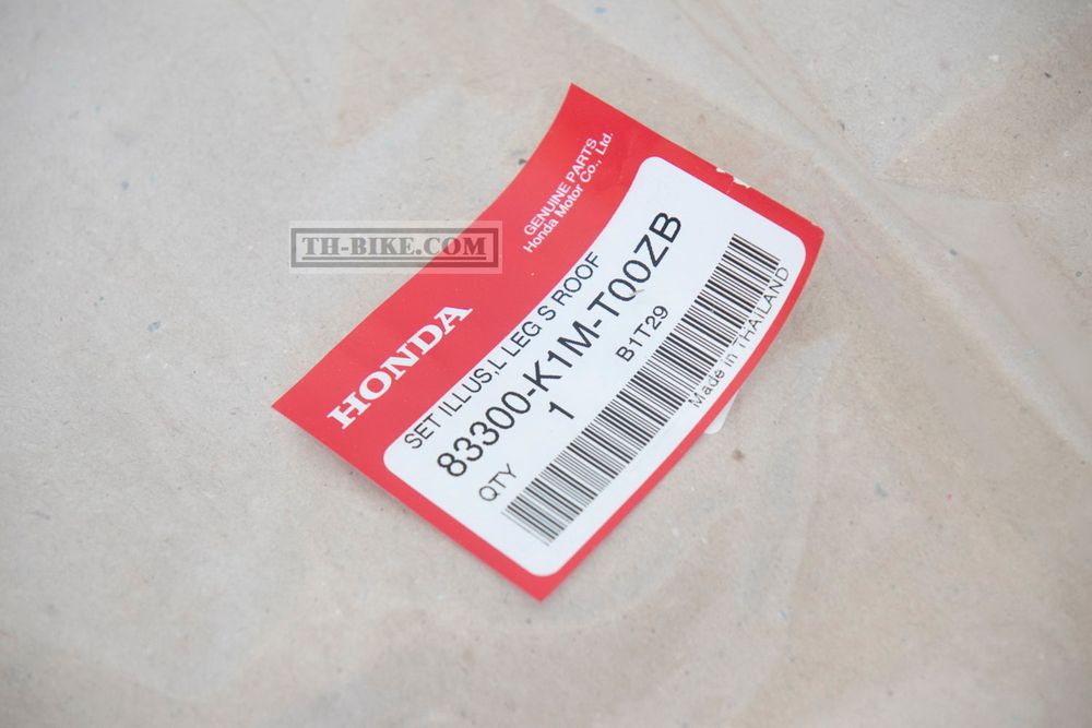 83300-K1M-T00ZB. SHIELD SET, L. LEG (WL) *TYPE4* (TYPE4 ). HONDA