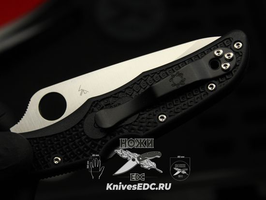 Складной нож Spyderco Endura C10PBK c клинком из стали VG-10, рукоять FRN