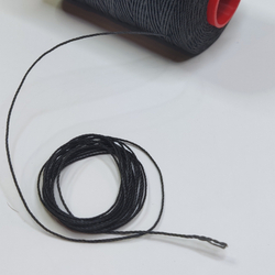 Нитки вощеные черные