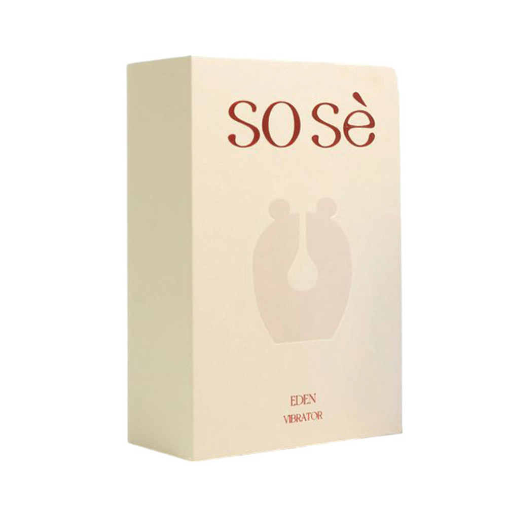 Синий компактный аккумуляторный клиторальный вибростимулятор 5,9см Sose Eden ED00101