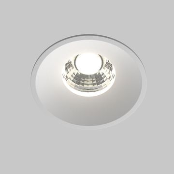 Диммируемый встраиваемый светильник 12W 2200К-4000K  DL058-12W-DTW-W белый Round Downlight Мaytoni