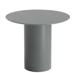 Стол обеденный Type D 90 см основание D 39 см (серый)