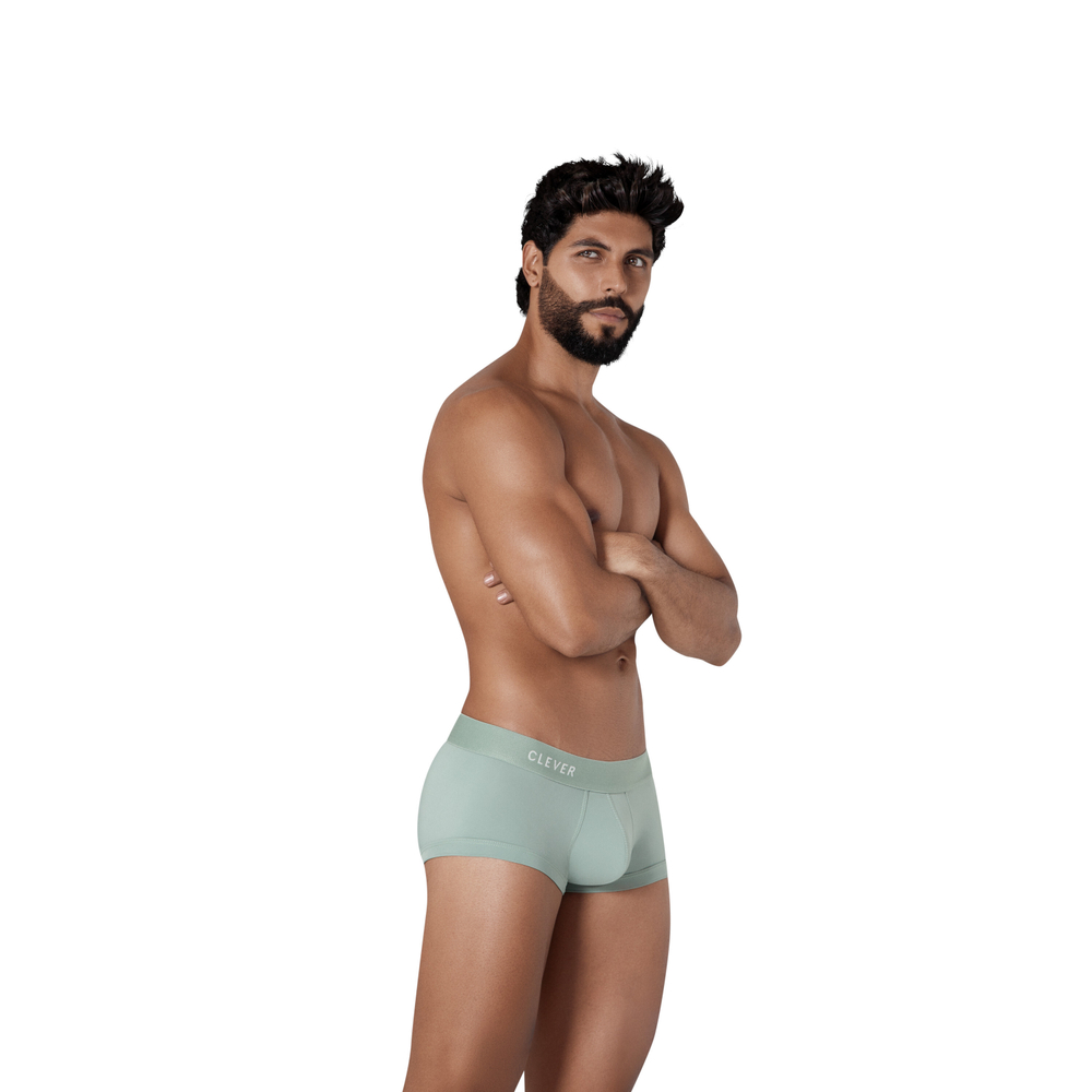 Мужские трусы хипсы зеленые Clever Moda TRIBE TRUNKS 130610