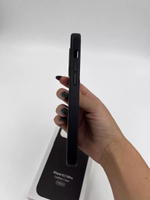 Кожаный чехол Leather Case iPhone 12 / 12 Pro, Black Черный