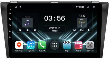 Магнитола для Mazda 3, Axela 2003-2009 - FarCar 161M на Android 13