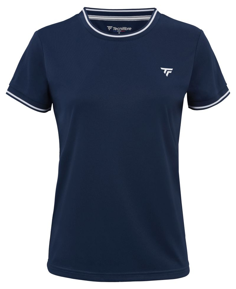 Женская теннисная футболка Tecnifibre Team Tech Tee - marine