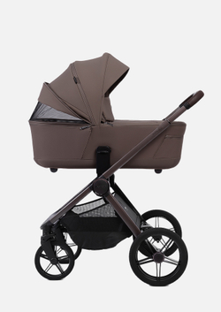 Peppy Коляска детская Monaco thermo 2 в 1 Mocca (кофе), рама серо-коричневая