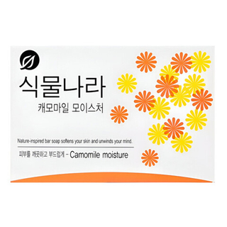 Мыло туалетное с экстрактом ромашки LION Shingmulnara Сhamomile Soap 90 гр