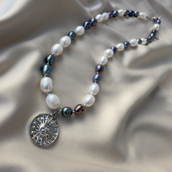 Колье с натуральным жемчугом Викторинэль